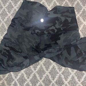 Black Camouflage Women's Lululemon Align Leggings